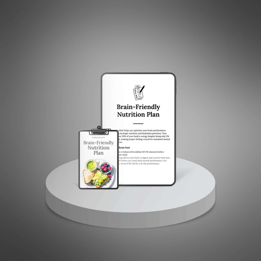 Brain-Friendly Nutrition Plan