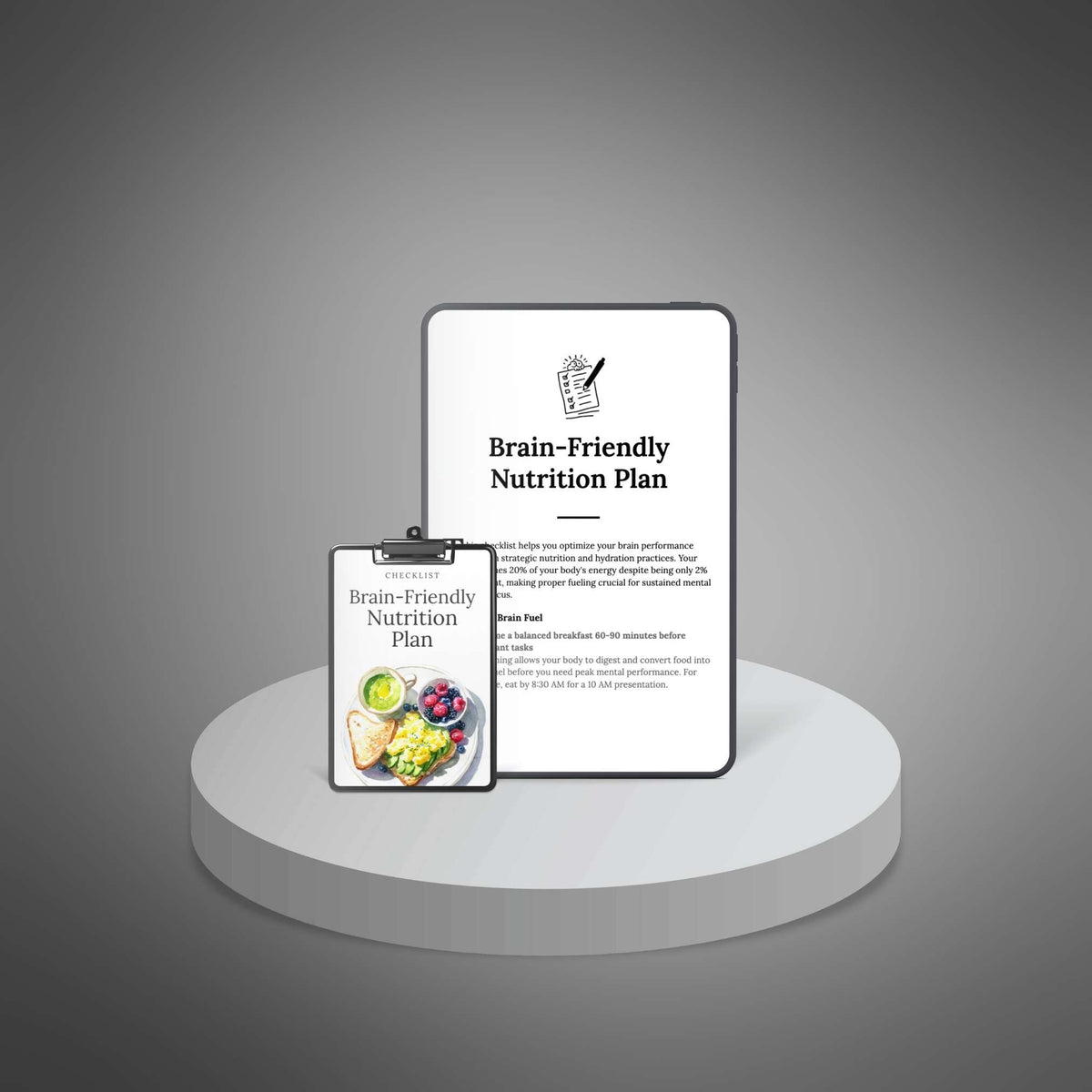 Brain-Friendly Nutrition Plan