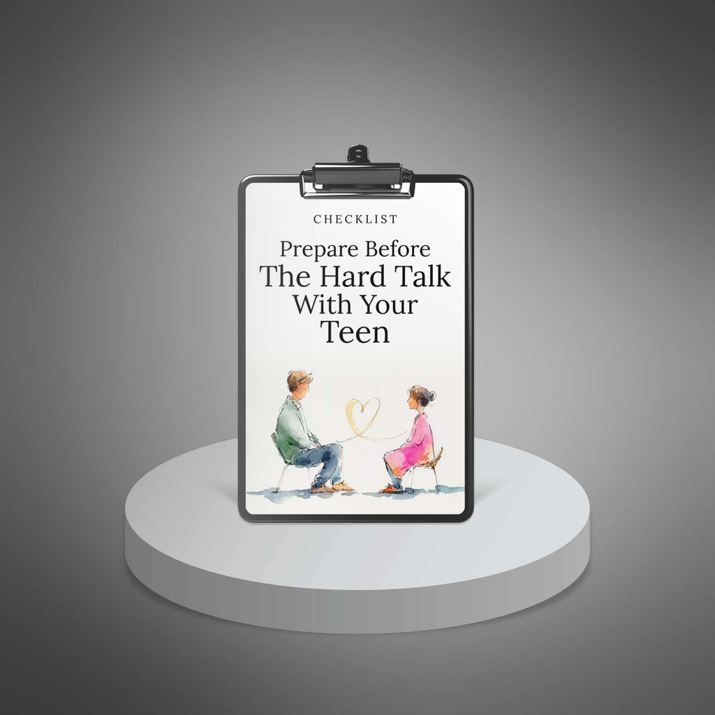 Prepare Before the Hard Talk With Your Teen
