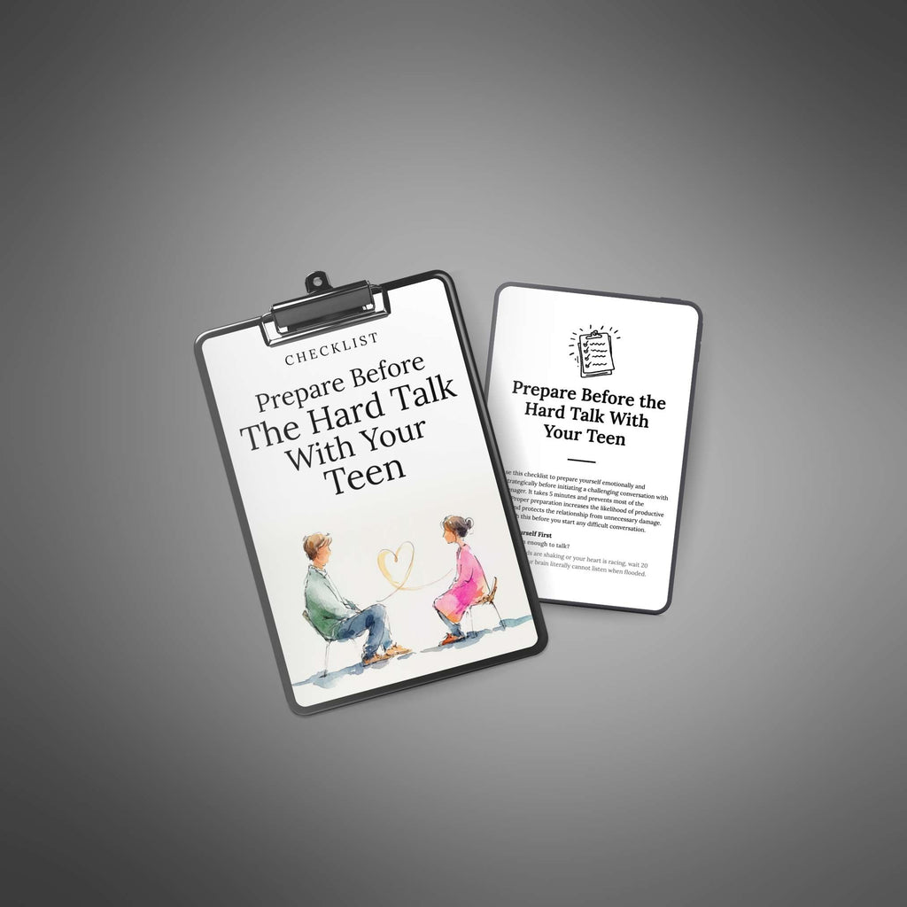 Prepare Before the Hard Talk With Your Teen