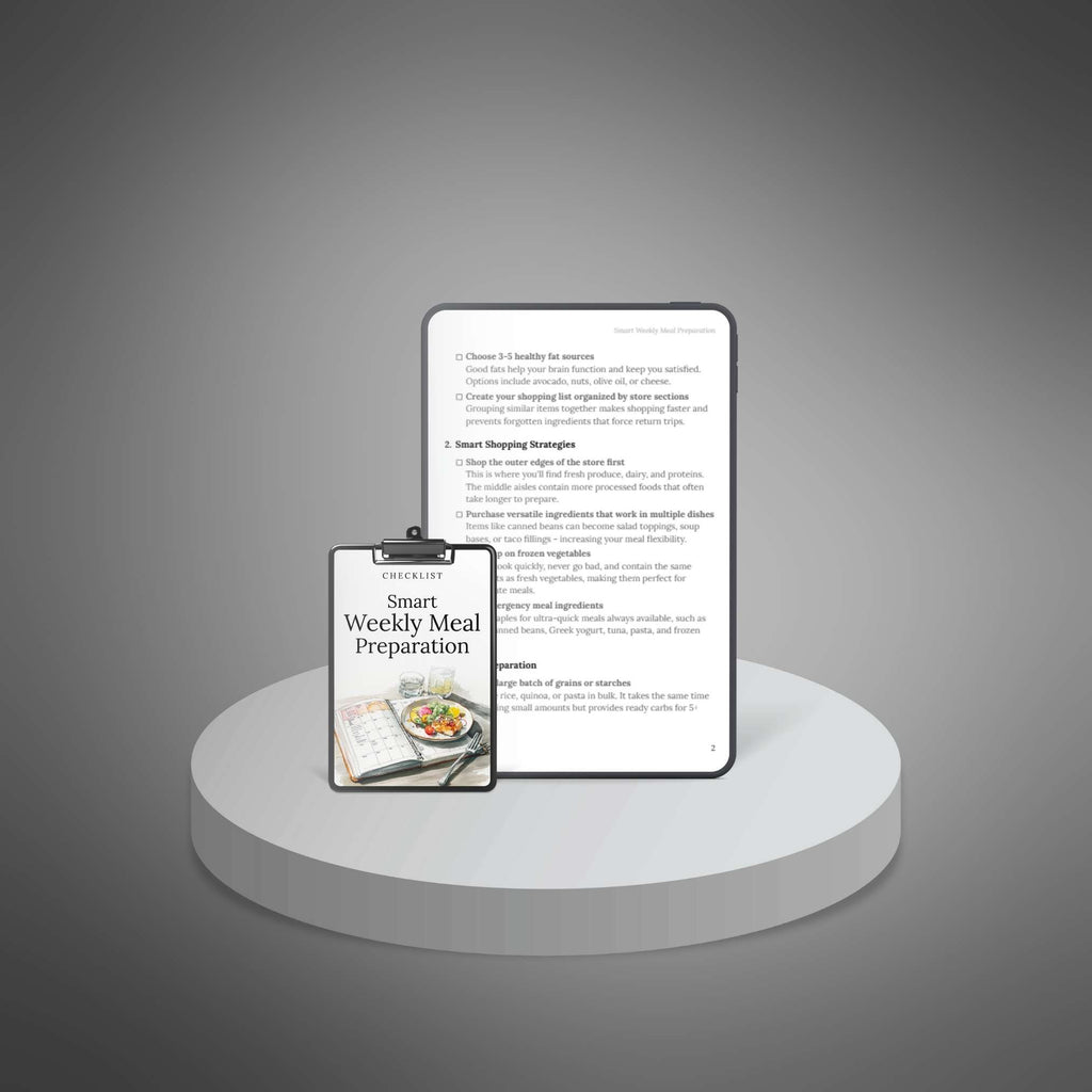 Smart Weekly Meal Preparation