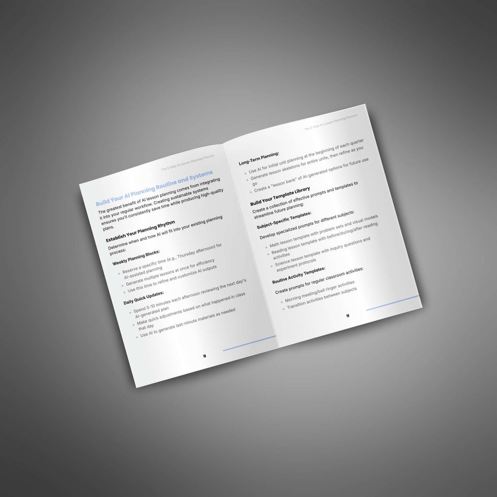 The 5-Step AI Lesson Planning Process