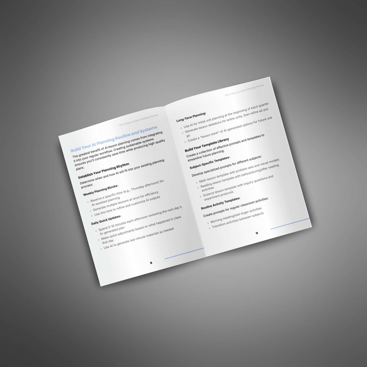 The 5-Step AI Lesson Planning Process